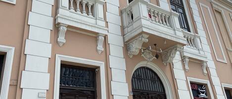 Fassade der Unterkunft