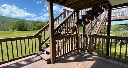 Casa de lujo con 100 acres de granja en el río Tennessee, Vistas a la montaña, a 10 minutos del centro