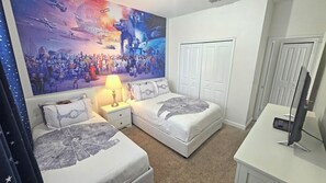 5 bedrooms, iron/ironing board, travel crib, free WiFi