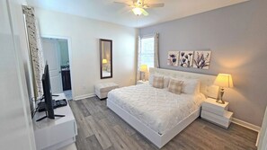 5 bedrooms, iron/ironing board, travel cot, free WiFi