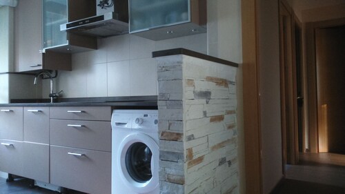 Completely renovated, modern and 2 min from the port and train station.