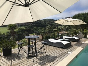 Outdoor dining - IDYLLIC, CHARMING APARTMENT (Sainte-Maxime)