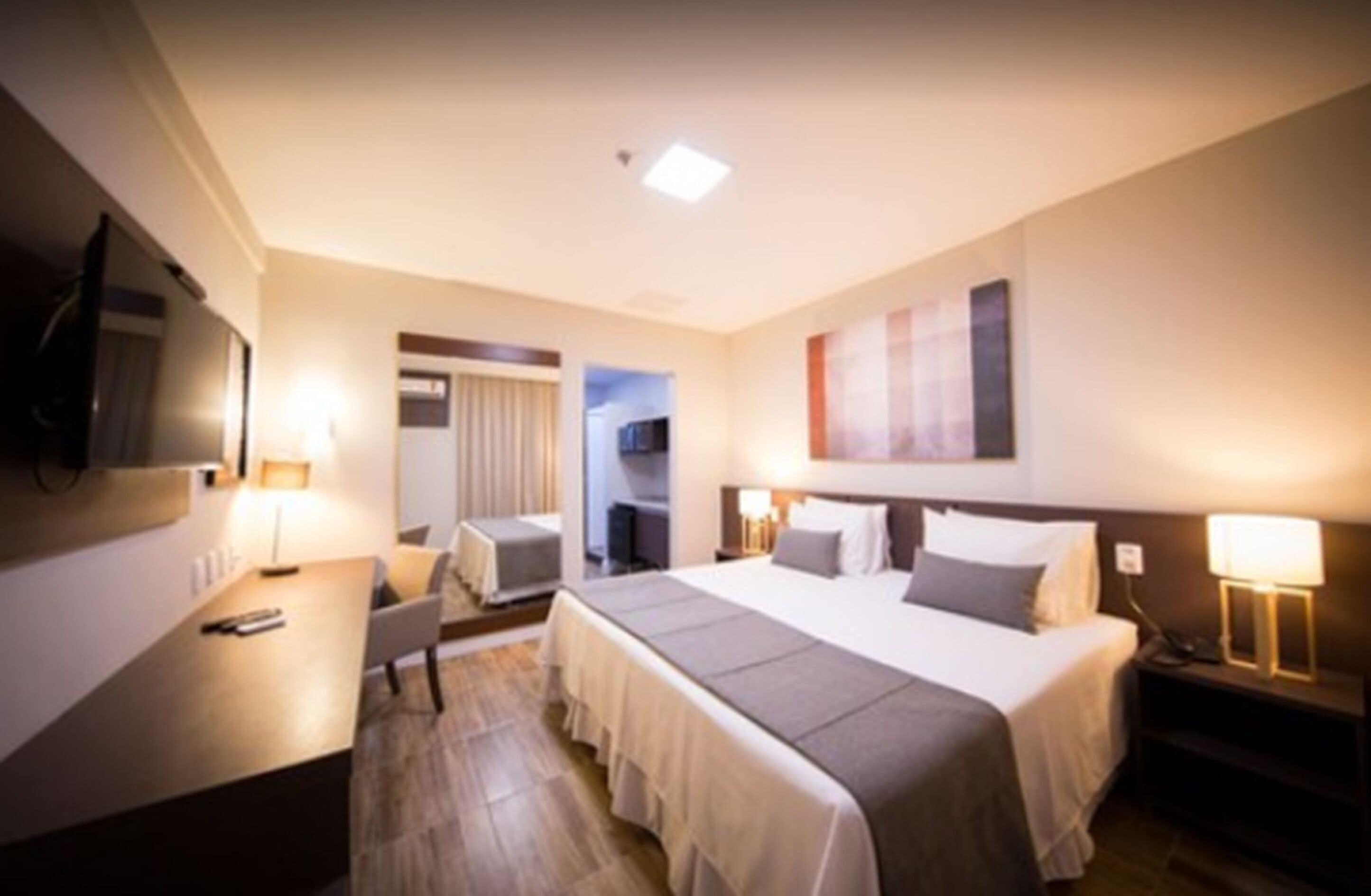 apartment, 1 double bed | minibar, in-room safe, desk, blackout curtains