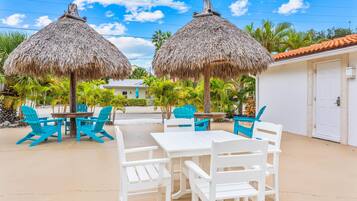 Vila, Beberapa Tempat Tidur, pemandangan resor (1128) | Tempat makan outdoor