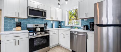 Vila, Beberapa Tempat Tidur, pemandangan halaman (La Estrella) | Dapur pribadi | Lemari es, microwave, oven, dan kompor