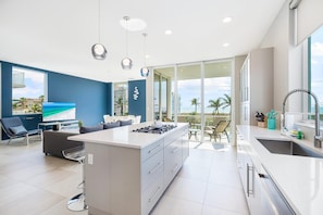 Ferienhaus, Mehrere Betten, Strandblick (Lookout) | Innenbereich