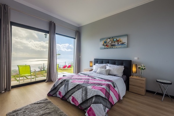 bedroom with amazing views