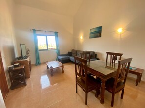 TV, DVD player, music library, stereo