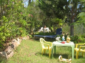 Outdoor dining - House with garden Lella (Porto Pino)
