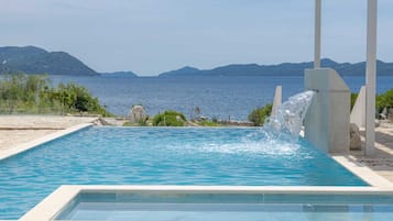 Una piscina riscaldata