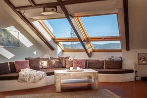 تلفزيون ذكي، مدفأة، مشغل دي في دي، كُتُب