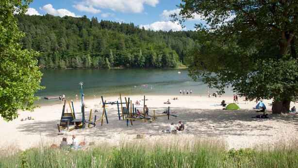 Nær stranden