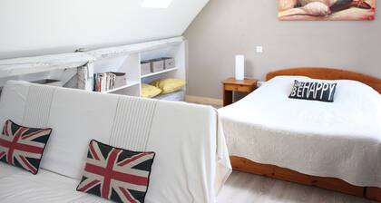 Duplex apartment near TGV station and town center completely renovated