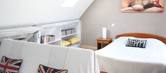 Duplex apartment near TGV station and town center completely renovated