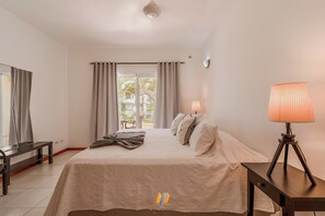 2 bedrooms, in-room safe, iron/ironing board, WiFi