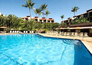 Outdoor pool, a heated pool - Remodeled,Ground Level, A/C Throughout,King Bed,Everything Needed for Kids/Beach (Kihei)