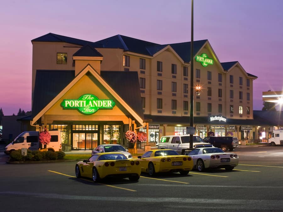 Front of property - evening/night