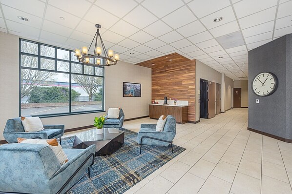 Sala de estar en el lobby