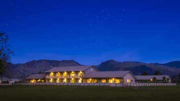 Front of property – evening/night