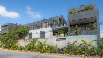 Voorkant van accommodatie