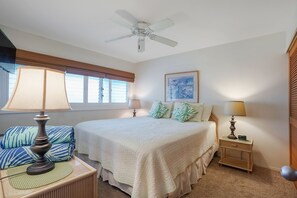 1 slaapkamer, een strijkplank/strijkijzer, gratis wifi, beddengoed