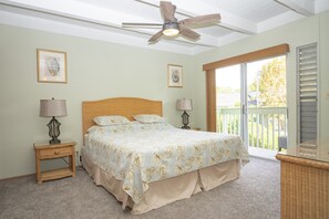 2 bedrooms, desk, iron/ironing board, travel cot