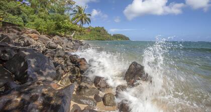 Grands commentaires! Marchez jusqu'à la plage! Maison de ville de style île Princeville - Wi-Fi gratuit