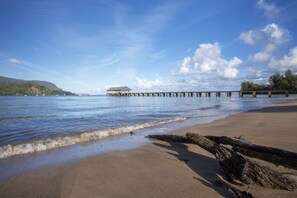 Sun-loungers, beach towels