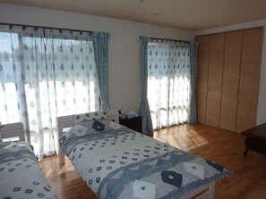 Twin Room | Free WiFi, wheelchair access - sora-mame (Yakushima)