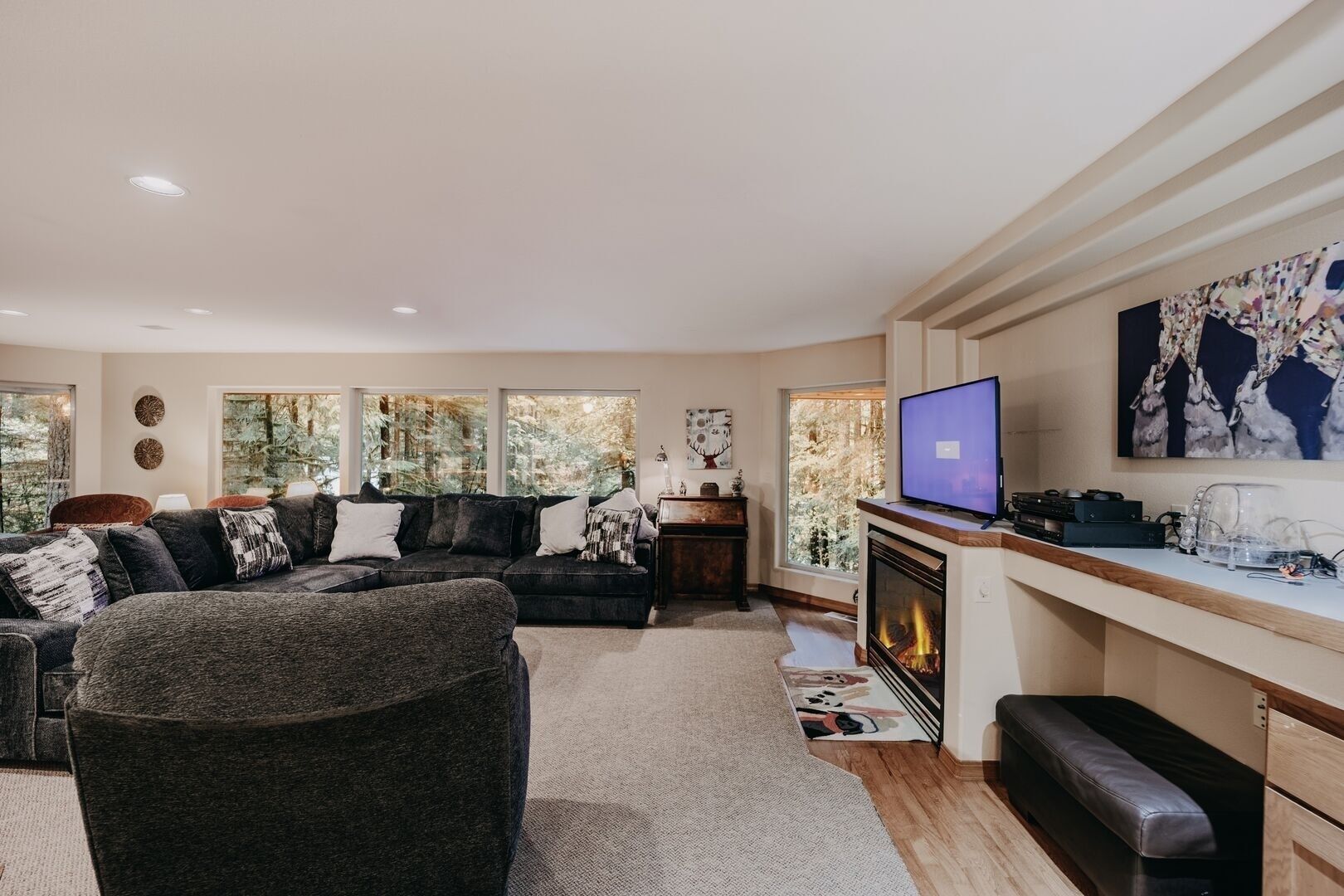 Cabin, 3 Bedrooms | Living area