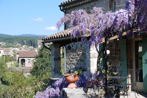 Air-conditioned guest room South Ardèche Swimming pool Spa