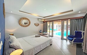 3 bedrooms, in-room safe, travel crib, WiFi