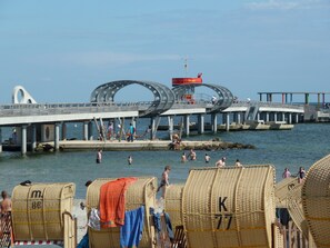 Beach nearby, sun-loungers