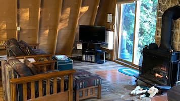 智能电视、DVD 播放器、书、办公室