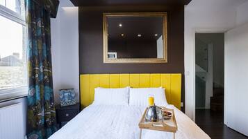 6 bedrooms, memory foam beds, iron/ironing board, WiFi