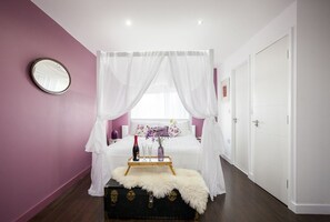 6 bedrooms, memory foam beds, iron/ironing board, WiFi