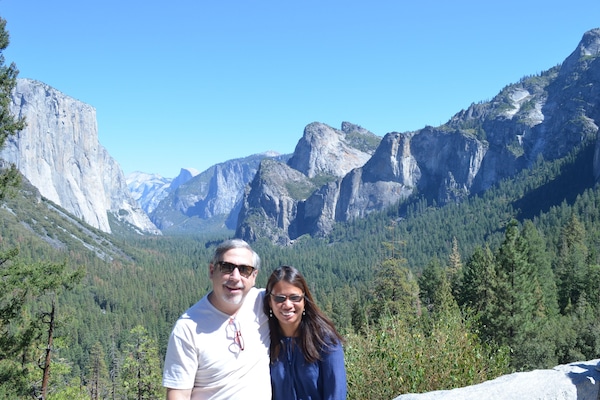 Your friendly host at Tunnel View.