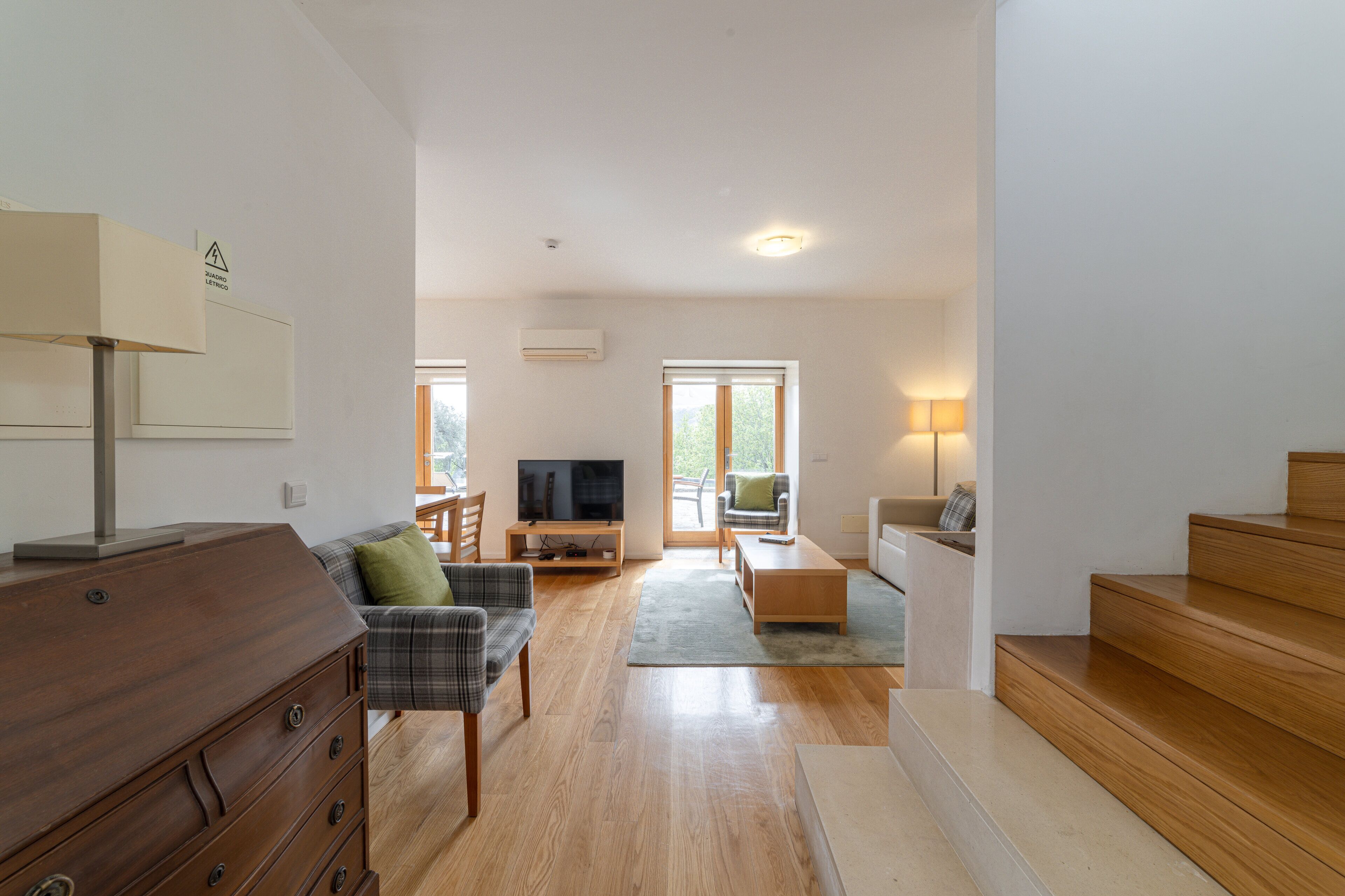 TV connectée, cheminée