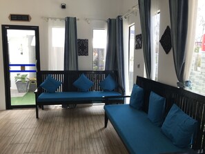 Sala de estar en el lobby