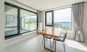 Tomannsrom, havutsikt | Utsikt fra rommet