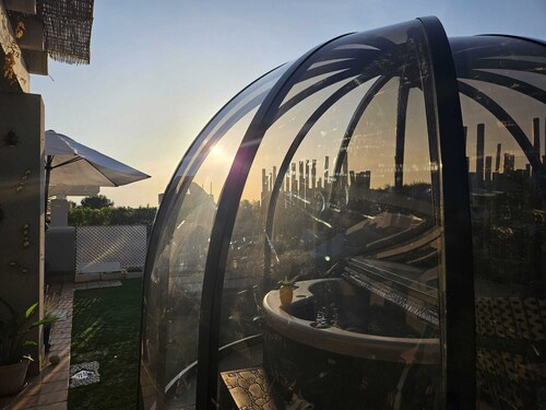 Sunset & Seaview House for 6 close to Tarida beach, very well located. SPA for 4