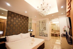 Suite (Islands, Room) | Tabla de planchar con plancha, camas supletorias, wifi gratis