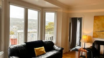 Televisión y chimenea