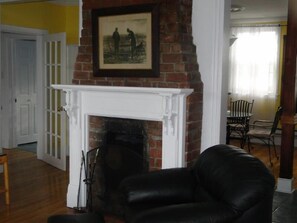 TV, fireplace - Downtown Executive Best View, Fireplaces, Apartment#3<br> (St. John's)
