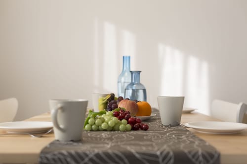 客室内のダイニングエリア