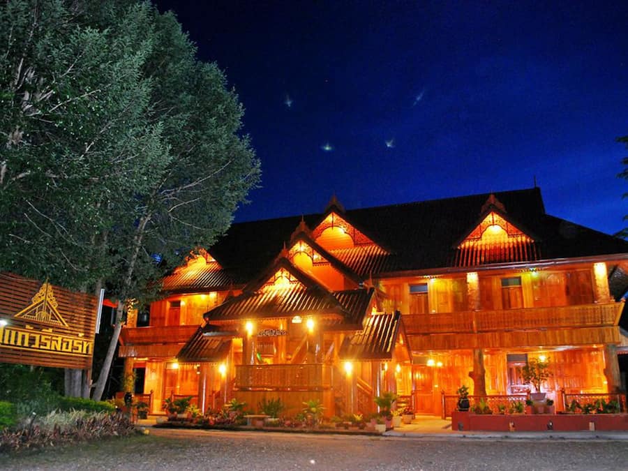 Overnatningsstedets facade