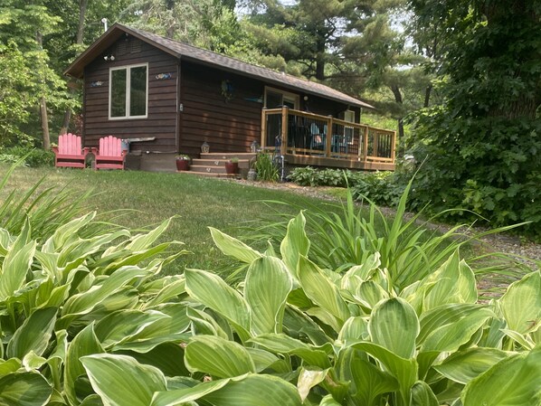 Property grounds - Quaint seclusion, steps from the backwaters of the Mississippi. (Hager City)