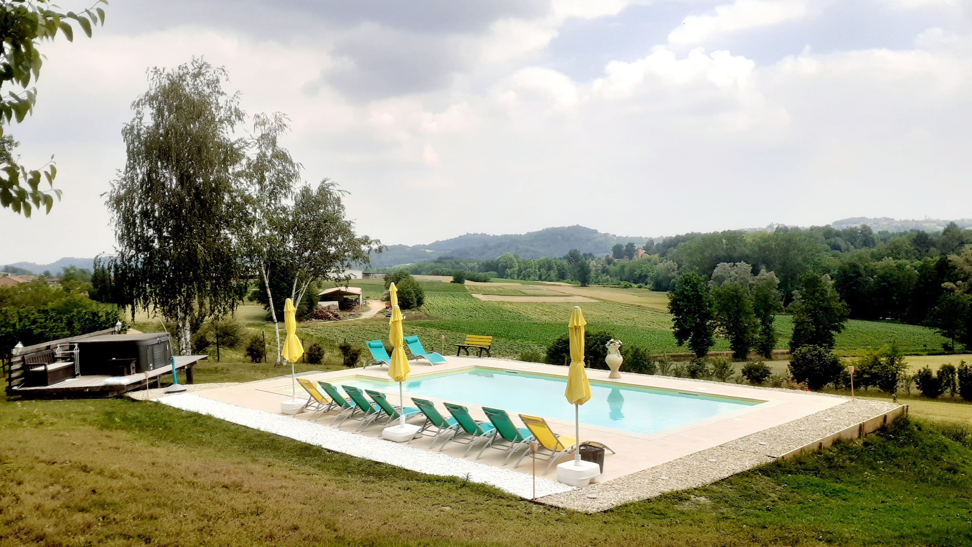 Alberca al aire libre 