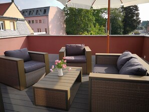 Terrace/patio - Sunny days in our dreamlike, beautiful Dresden! (Center) (Dresden)