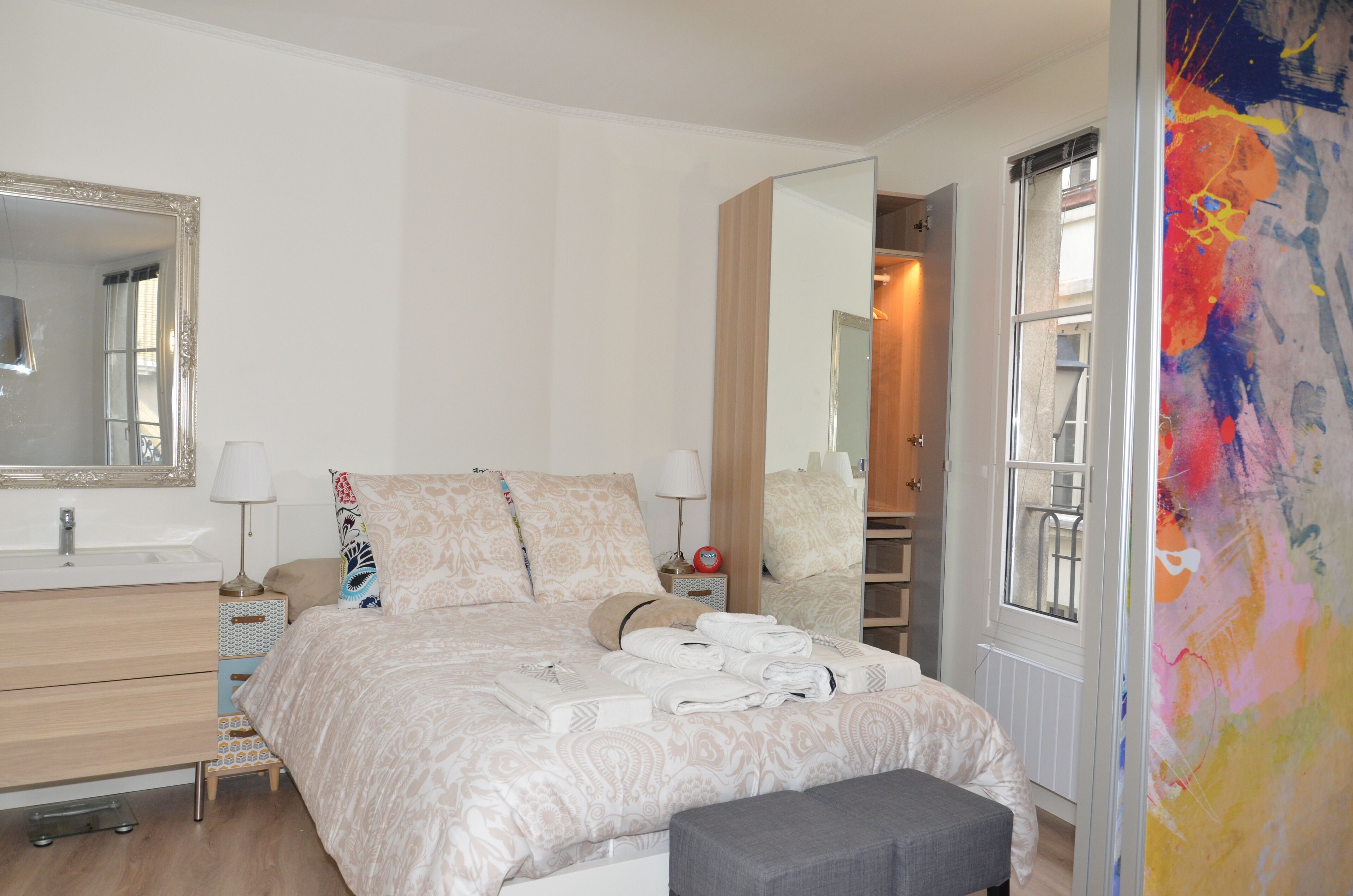 1 Schlafzimmer, Bügeleisen/Bügelbrett, Reisekinderbett, kostenloses WLAN